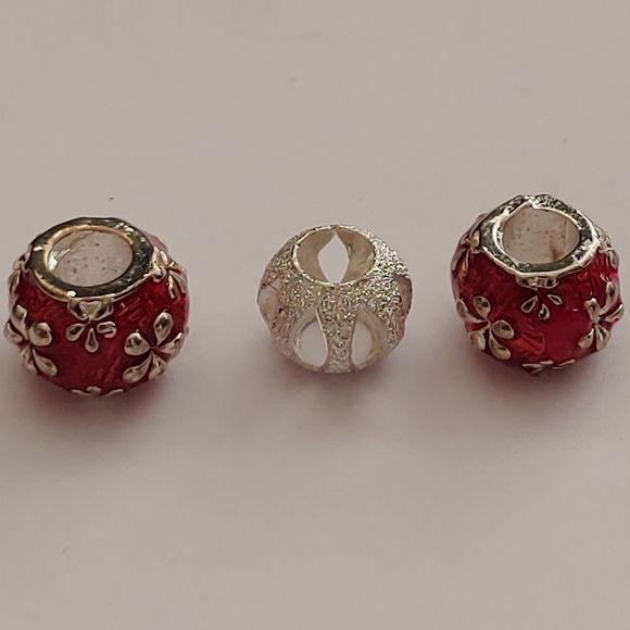 3 Christmas Charms for Pandora like Bracelet - Picture 2 of 4